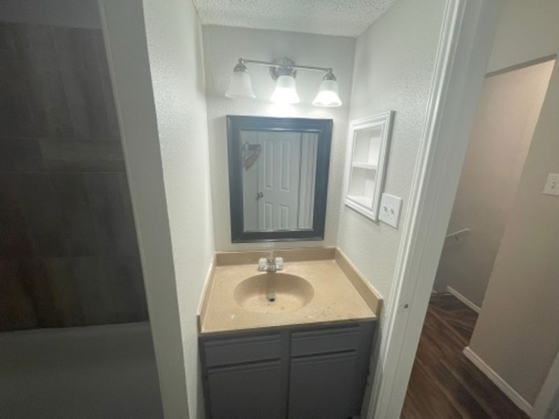 1638 Jackson Keller Road #321: a room in this apartment, photographed empty.