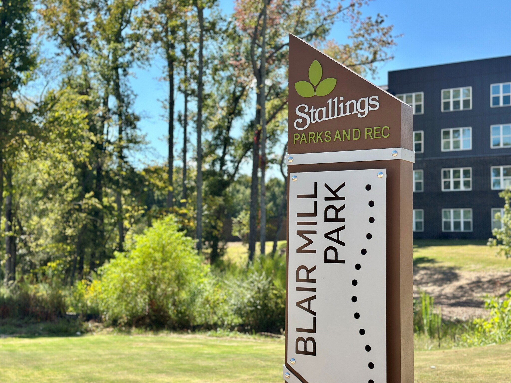 Blair Mill Park at the community edge