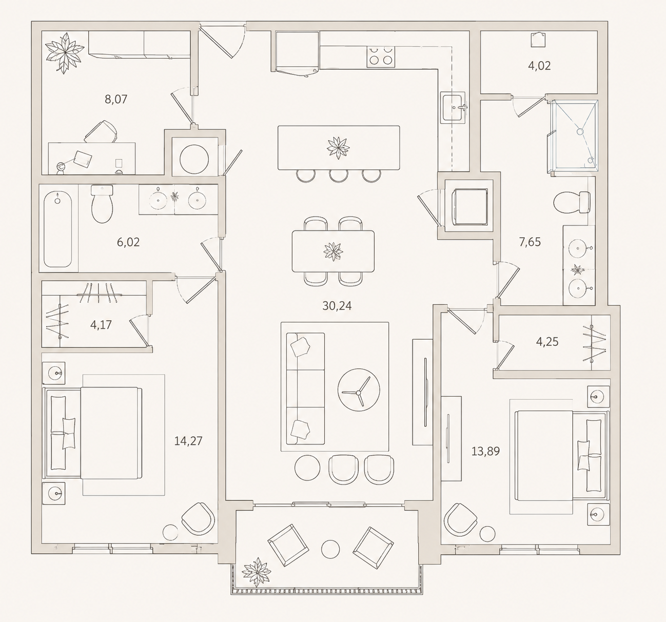 Maple floor plan